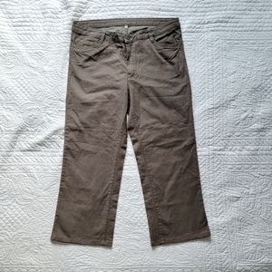 Cotton Ginny Womens Dark Tan eco-ganic Pants Size 18 Plus Petite